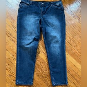 Lane Bryant tighter Tummy, technology skinny jeans, size 22
